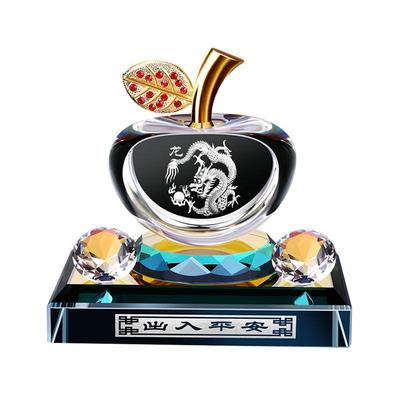 车载香水汽车摆件十二生肖虎创意苹果车内装饰品高档车饰用品大全