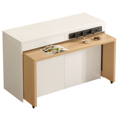 分离式岛台餐桌一体餐边柜