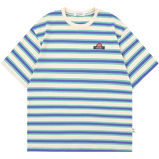 From Mars Striped short-sleeved T-shirt matching strips