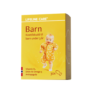 lifeline care挪威小鱼婴儿鱼油儿童DHA营养维生素D3宝宝专用鱼油