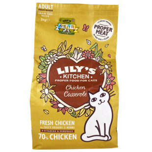 英国lily's kitchen莉莉 天然低磷鲜肉无谷鸡肉成猫老年猫粮2kg