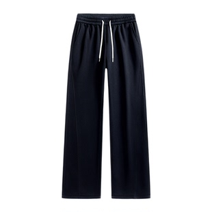 长裤子男生秋冬季新款加绒加厚学生直筒宽松青少年休闲卫裤运动潮