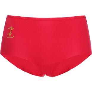 爱慕内裤女本命年红色莫代尔纤维柔软轻薄红色中腰平角裤AM232741