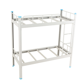 员工学生宿舍高低床铁艺上下铺钢制工地双层床铁床学校公寓床定制