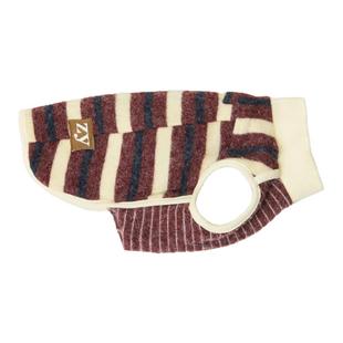 Lazyeazy宠物狗狗衣服兔毛绒条纹背心冬季保暖节日中小型犬衣服