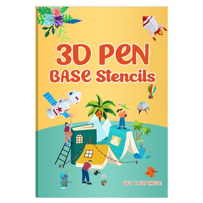 3d打印笔画册图纸儿童临摹