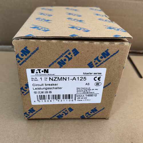 议价伊顿穆勒NZMN1-A125热磁配电保护塑壳断路器CE认证齐全