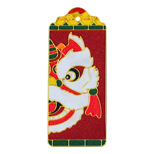 景泰蓝免掐丝珐琅书签diy材料非遗手工掐丝书签礼物沙龙团建活动