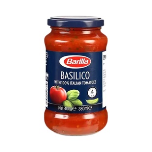 进口Barilla百味来意大利面酱400g那不勒斯洋葱风味意粉酱番茄酱