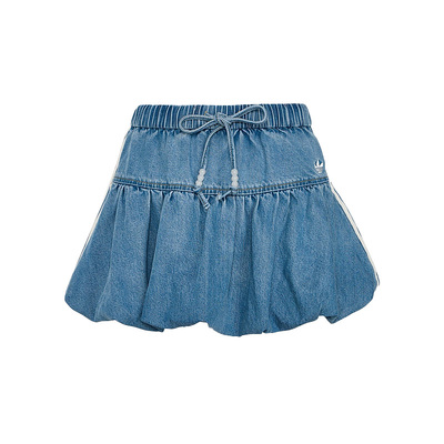 【自营】Adidas/阿迪达斯BUBBLE SKIRT牛仔半身裙A字裙短裙KY5751