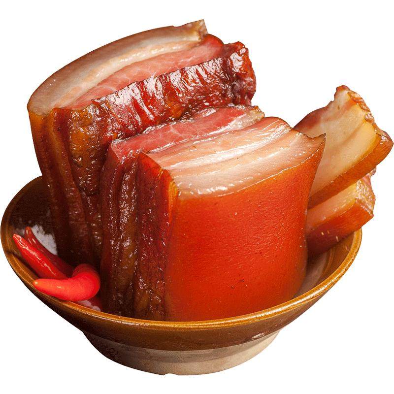 水晶五花老腊肉500g四川正宗特产咸肉香肠农家手工自制风干烟熏肉