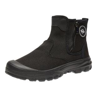 耐磨防滑防护新款高帮军训劳保鞋防水防砸解放鞋轻便防刺工地男鞋