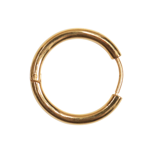 钛钢耳圈潮同款个性嘻哈耳扣侧耳骨耳钉耳环男士黑色