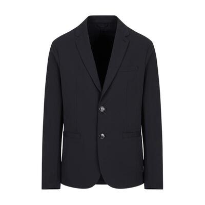 阿玛尼男士纯色休闲商务西装外套