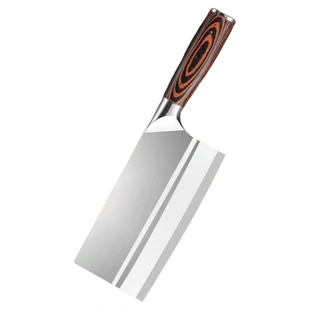 德国大马士革纹菜刀斩切刀家用斩骨刀切片刀不锈钢锋利厨房刀具