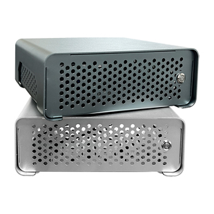 itx机箱铝合金迷你卧式机箱微型nas主机全铝机箱miniitx机箱小型