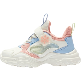 361童鞋女童运动鞋秋冬款皮面保暖休闲鞋儿童鞋子软底女孩跑步鞋