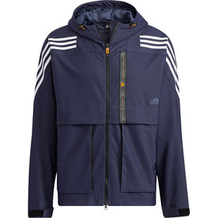 Adidas/阿迪达斯正品TH DNM WVJK新款男子连帽宽松夹克外套HE9905