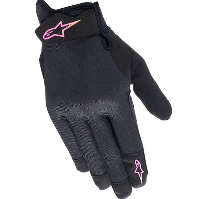 a星夏季女士骑行手套STATED春夏摩托车手套机车手套防摔机车装备