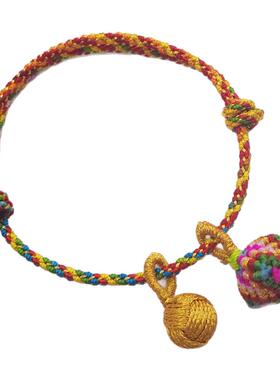 端午节五彩绳绣球粽子好运五色绳