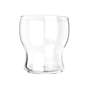 霜山水晶玻璃杯透明广口水杯夏日冷饮杯甜品杯小蛮腰咖啡杯啤酒杯