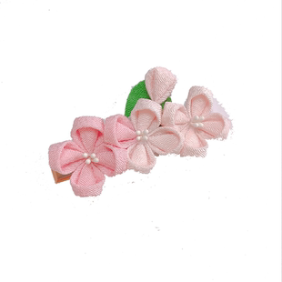 【袜子酱】桂花 日系古风和风绉布发饰 和服浴衣汉服写真配饰边夹