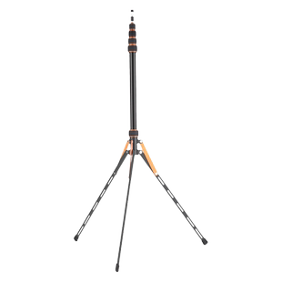 轻装时代SL255摄影灯架碳纤维反折叠便携闪光灯架影室直播常亮补光灯2.7米高户外支架通用相机手机拍照三脚架