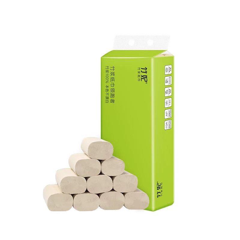 竹妃无芯卷纸3层70g*48卷整箱装
