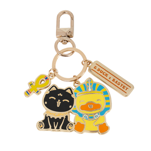 大英博物馆Bastet X B.Duck小黄鸭金字塔钥匙扣挂件实用礼物女生