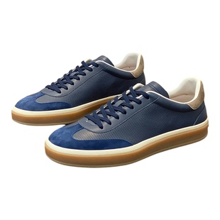 高端轻奢经典时装LP德训鞋男系带休闲板鞋百搭舒适透气运动低帮鞋