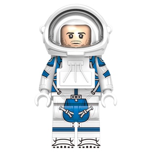 中国积木神奇四侠宇航员里德·理查兹第三方拼插积木小人仔玩具