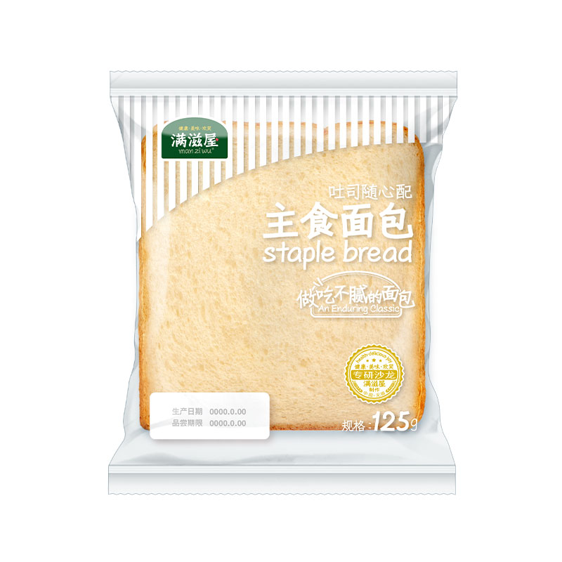 满滋屋短保面包吐司整箱500g