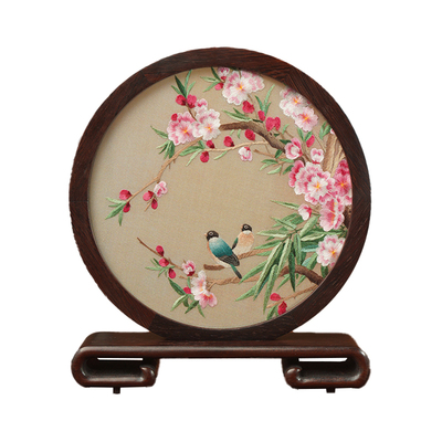 集品堂非遗苏绣手工双面绣送老外