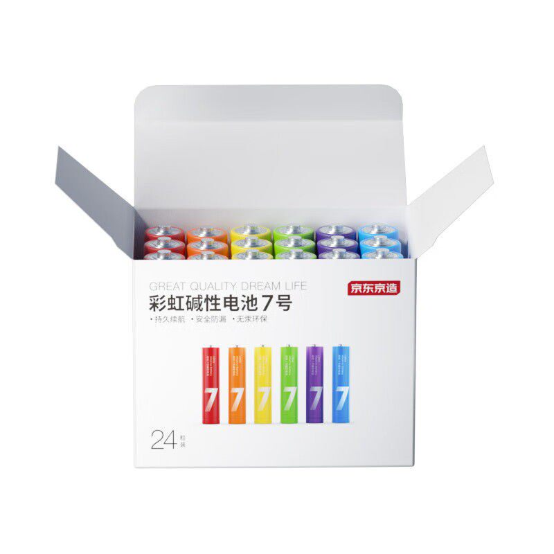 京东京造彩虹5.0超性能环保电池