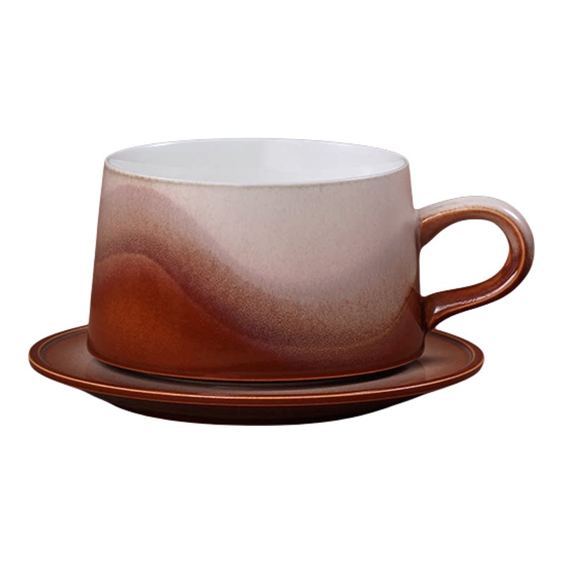 象上精致高颜值小众家用轻奢陶瓷杯水杯子茶杯美式咖啡杯套装简约