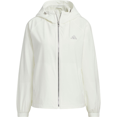 Adidas/阿迪达斯正品JACKET女士休闲梭织宽松日常连帽外套KC0026