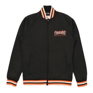 THRASHER 日版刺绣拉链夹克 FLAME JACKET 火焰滑板潮牌外套