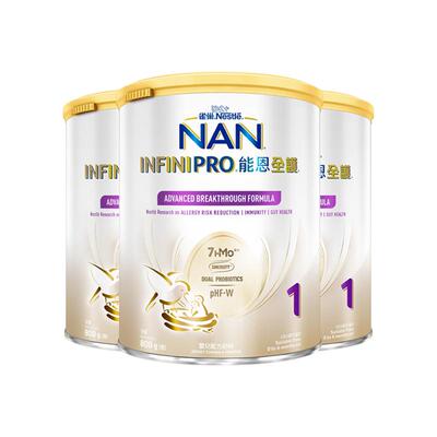 能恩全护1段奶粉适度水解800g*3