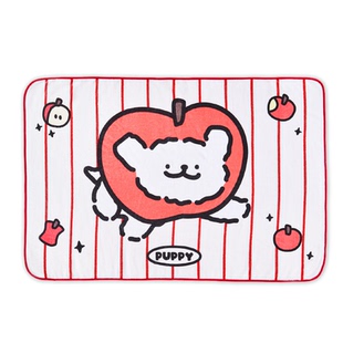 言仓线条小狗毛毯办公室午睡宿舍空调毯朋友女生情侣生日礼物