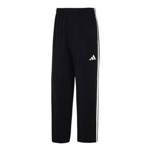 Adidas/阿迪达斯正品2026春季款女士运动松紧腰直筒长裤KS2819