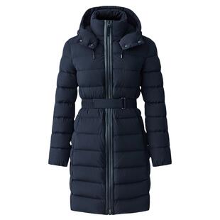 MACKAGE女士 ASHLEY中长收腰修身时尚经典抗寒保暖排骨羽绒服外套