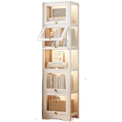 宝睿芝多层收纳透明亚克力窄书柜