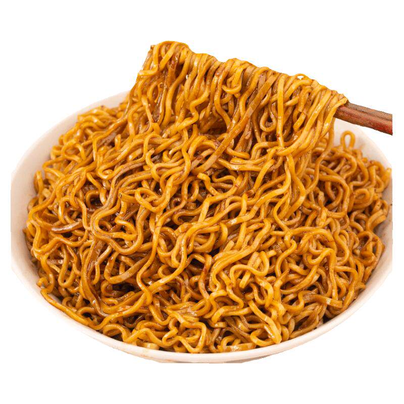 小鸡收腹健身主食免煮荞麦葱油面
