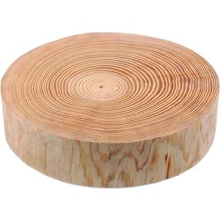 整木加厚松木砧板实木家用木菜墩酒店商用剁骨专用切菜板圆形案板