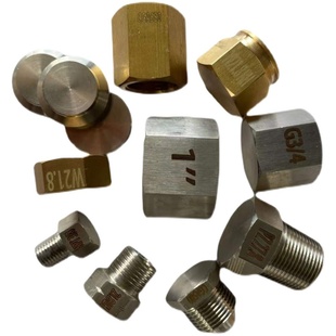 M20*1.5、M14*1.5压力表焊接头G5/8螺母球头CGA295螺母喇叭口芯子