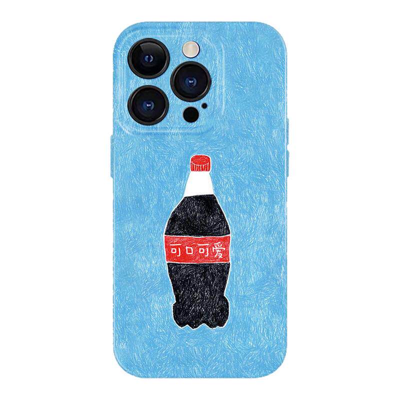 可口可爱~个性创意可乐手机壳苹果16promax全包mate防摔小米15菲林壳iPhone14适用nova13华为p70