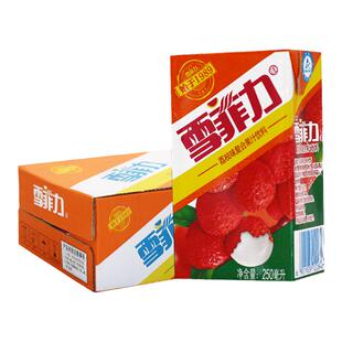 可口可乐雪菲力荔枝味复合果汁饮料250ml*24盒装整箱餐饮果汁饮料