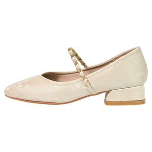 羊皮版dingyun丁允高跟鞋新中式玛丽珍单鞋法式低跟旗袍鞋不累脚