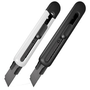 得力美工刀拆快递小刀刻刀特氟龙美工刀小型开箱神器防粘笔刀高颜值大号快递刀工业用壁纸刀切割便携式办公用