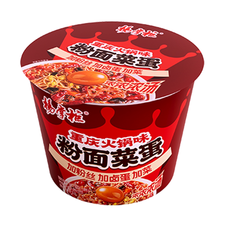 杨掌柜粉面菜蛋诱惑酸麻味速食面